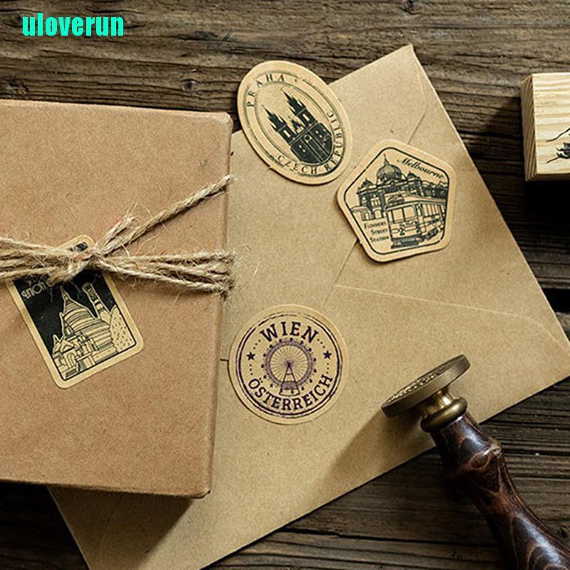 Hộp 46 Miếng Dán Trang Trí Sổ Tay DIY Phong Cách Vintage