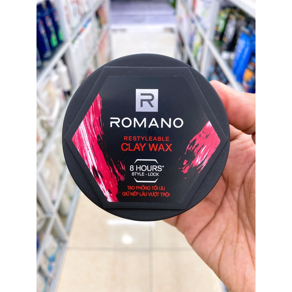 Wax Vuốt Tóc Nam Romano 68g Chính Hãng Mẫu Mới