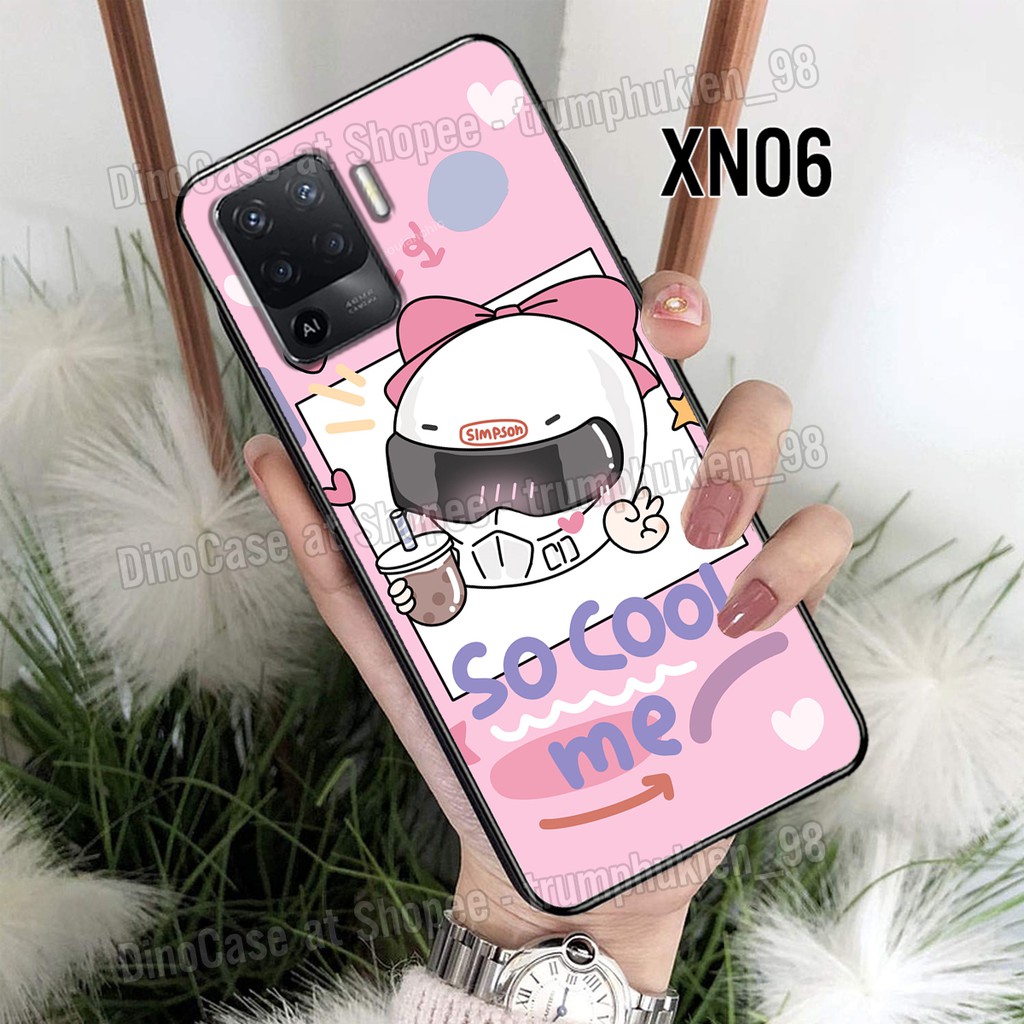 [FreeShip50k] Ốp lưng Oppo A94 Roro Jump cô bé tóc ngang vai, ốp chống mồ hôi, bảo vệ cam, ôm sát điện thoại.