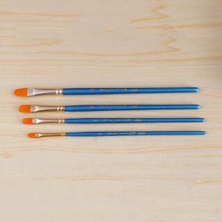 Bộ 4 bút lông cọ vẽ đầu tròn