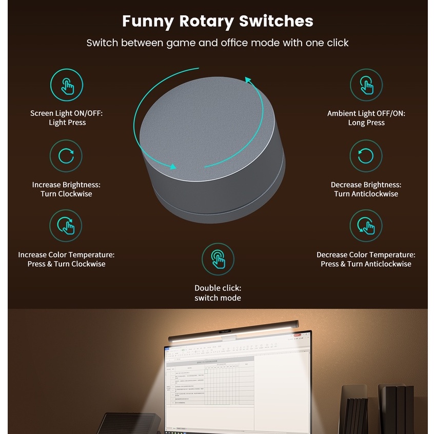 ĐÈN TREO MÀN HÌNH THÔNG MINH XIAOMI YEELIGHT PRO RGB YLTD003/ YLYB005 - Hỗ trợ Razer Chroma