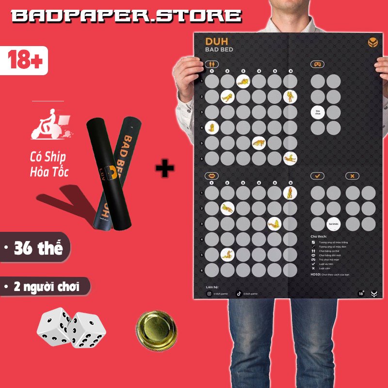 Game Bad Bed Make Love Trò Chơi Drinking Game Nâng Tầm Cảm Xúc Cho Cuộc Yêu