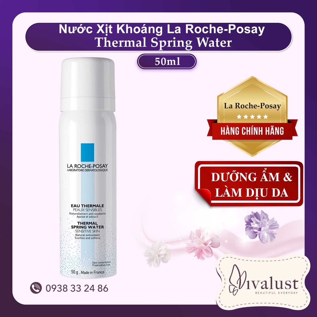 Nước Xịt Khoáng La Roche-Posay Thermal Spring Water (50ml) - Làm Dịu Và Bảo Vệ Da