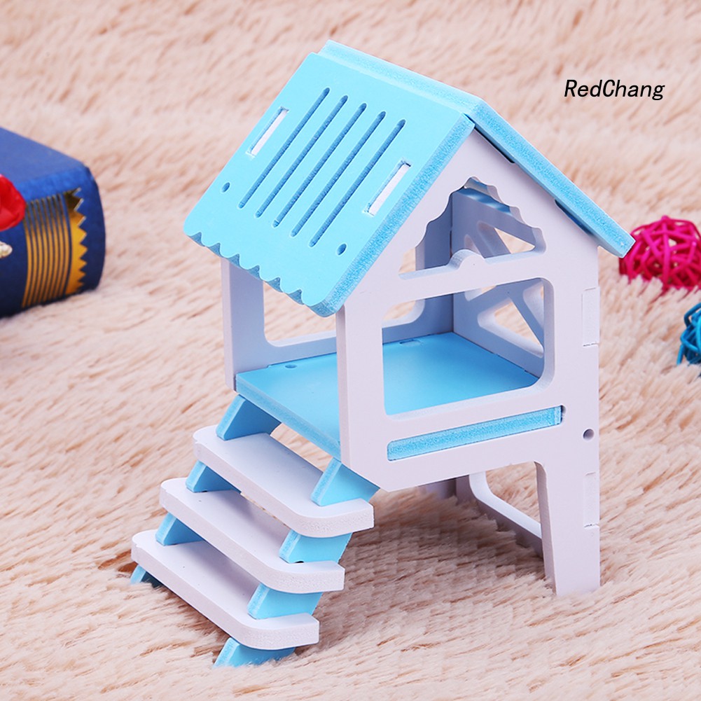 Nhà Gỗ Cho Chuột Hamster Nghỉ Ngơi Và Vui Chơi