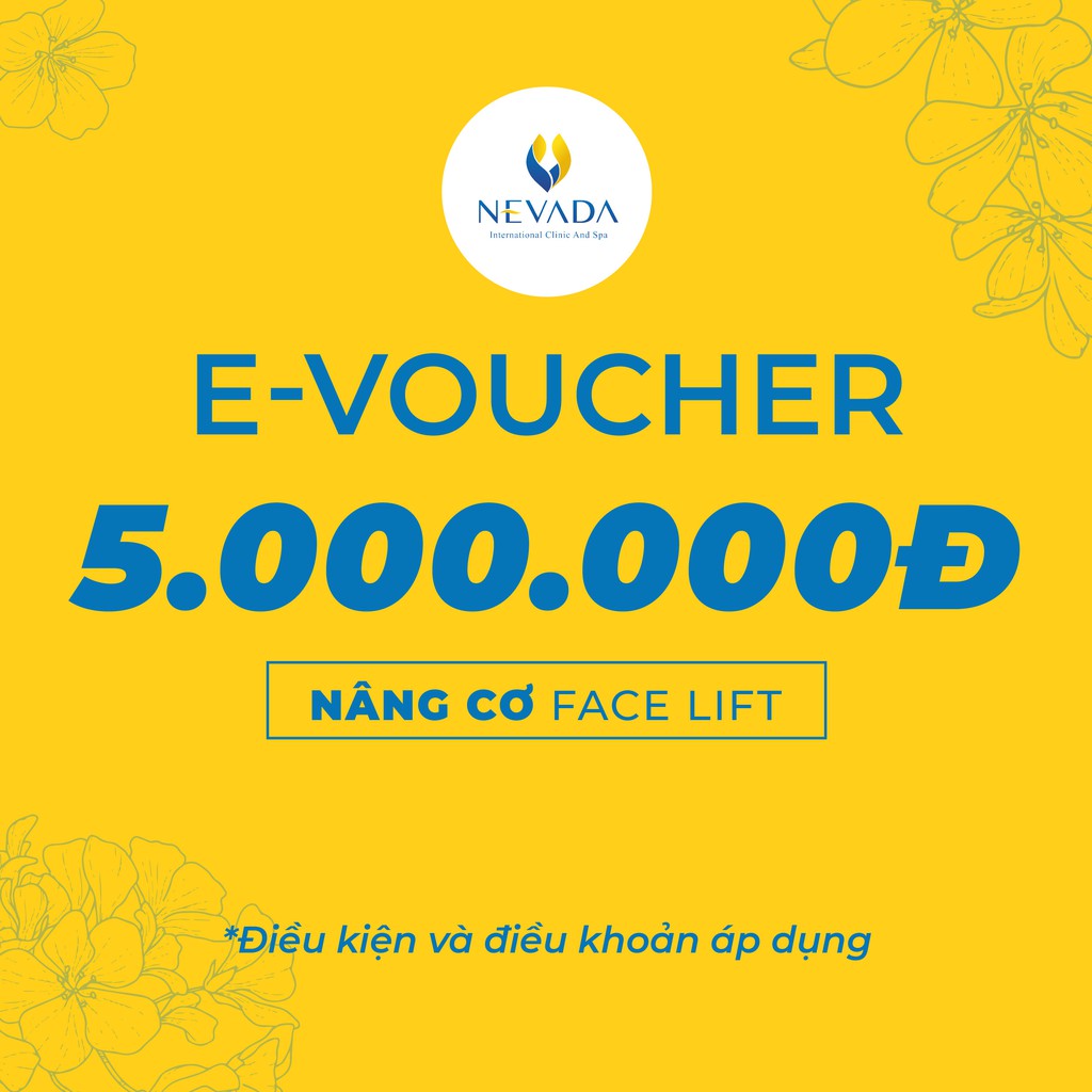 E-Voucher Nâng Cơ Bằng Công Nghệ Cao Face Lift