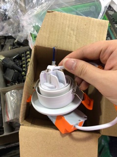 Đèn led âm trần (downlight) 3W tủ rượu, tủ bếp