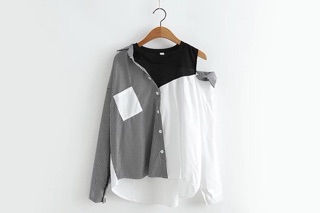 Áo Sơmi Lệch Vai