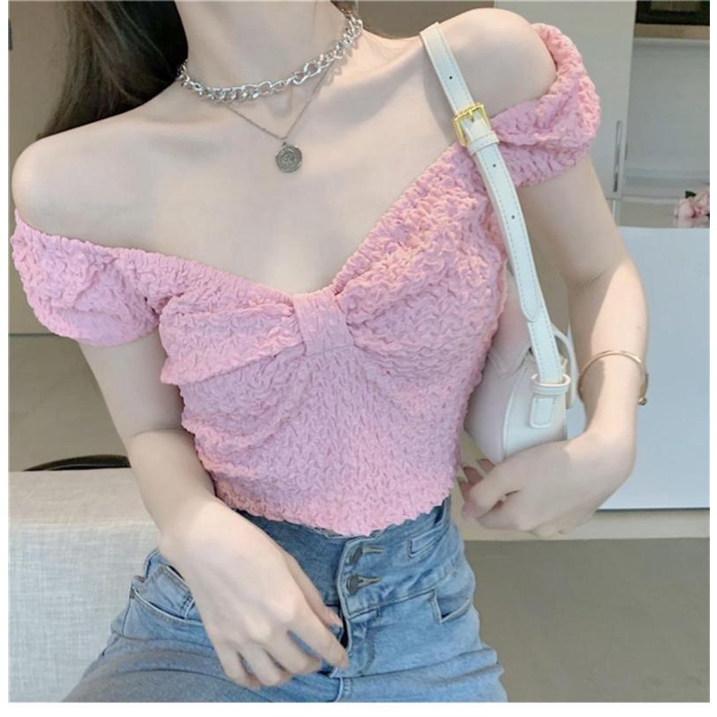 Áo Thun Ngắn Tay Cổ Chữ V Thời Trang Mùa Hè Dễ Phối Đồ