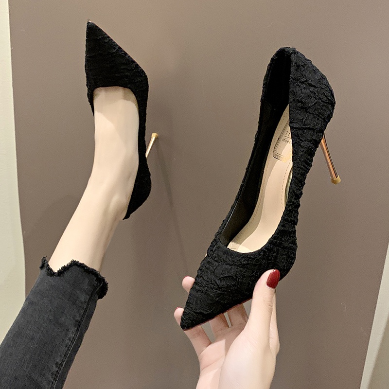 Giày Cao Gót 10Cm 2022 Thiết Kế Mới Quyến Rũ Thời Trang Mùa Xuân Dành Cho Nữ