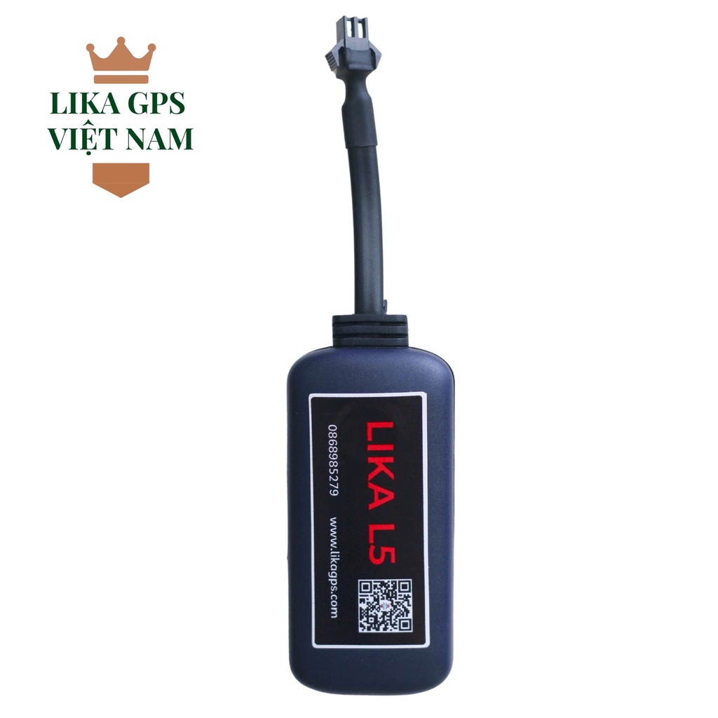 Định vị xe máy,oto LIKA L5 - Độ chính xác cao - Bảo hành 1 năm - Hỗ trợ lắp đặt từ xa - Chuyên dùng giám sát, chống trộm