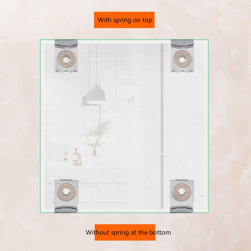 Bộ 4 Kẹp Cố Định Kính Chiếu Hậu