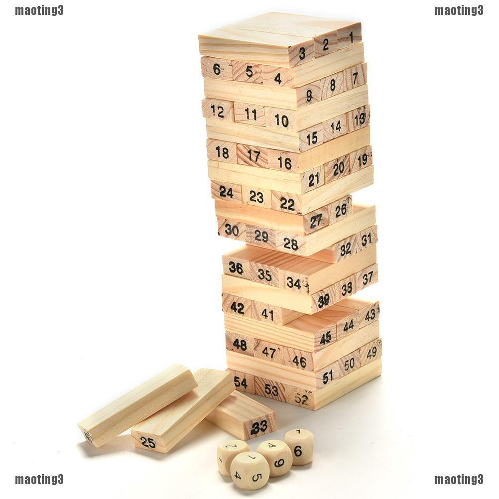 ❤Bộ Đồ Chơi Jenga Bằng Gỗ Vui Nhộn