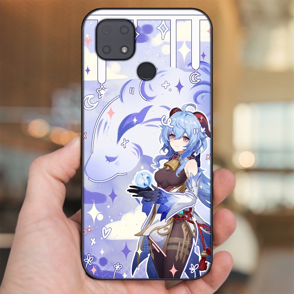 Ốp lưng Xiaomi Redmi 10C viền đen in hình Ganyu Genshin Impact