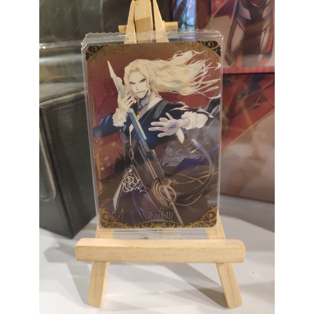 Thẻ bài sưu tầm bánh xốp Fate Grand Order FGO Vlad III R - Rare - Tặng bọc bài nhựa bảo quản