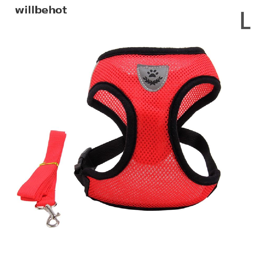 Dây Đai Dắt Thú Cưng Đi Dạo + Áo Lưới Dắt Phản Quang Tùy Chỉnh Chất Lượng Cao