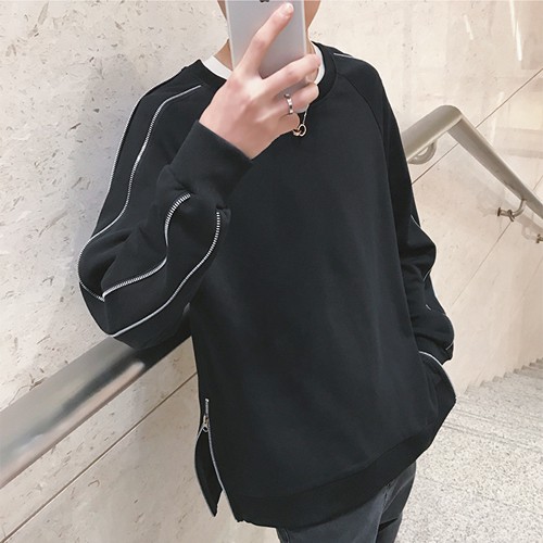 Áo Thun Sweater arm zip Fox_ Unisex | BigBuy360 - bigbuy360.vn