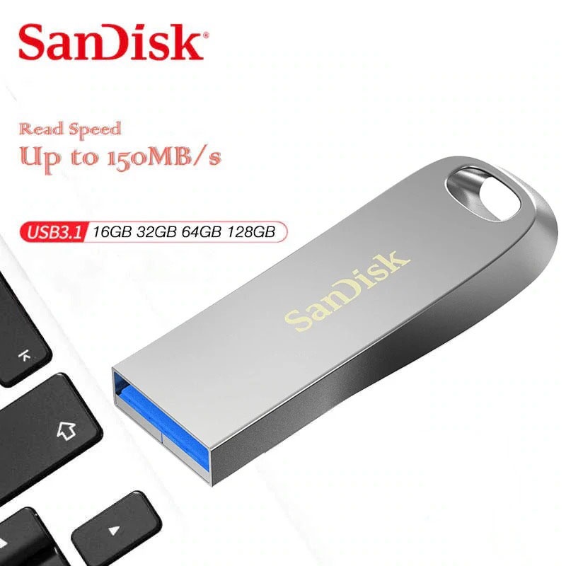 Sandisk CZ600 usb 3.0 và CZ74 usb 3.1 dung lượng 64GB / 32GB / 16 GB, tốc độ cao 100-150Mb/s - Bảo hành chính hãng