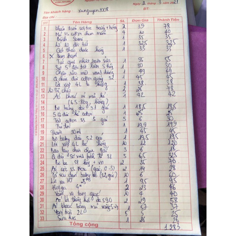 combo đi sinh 2.3.2021 (số 1)