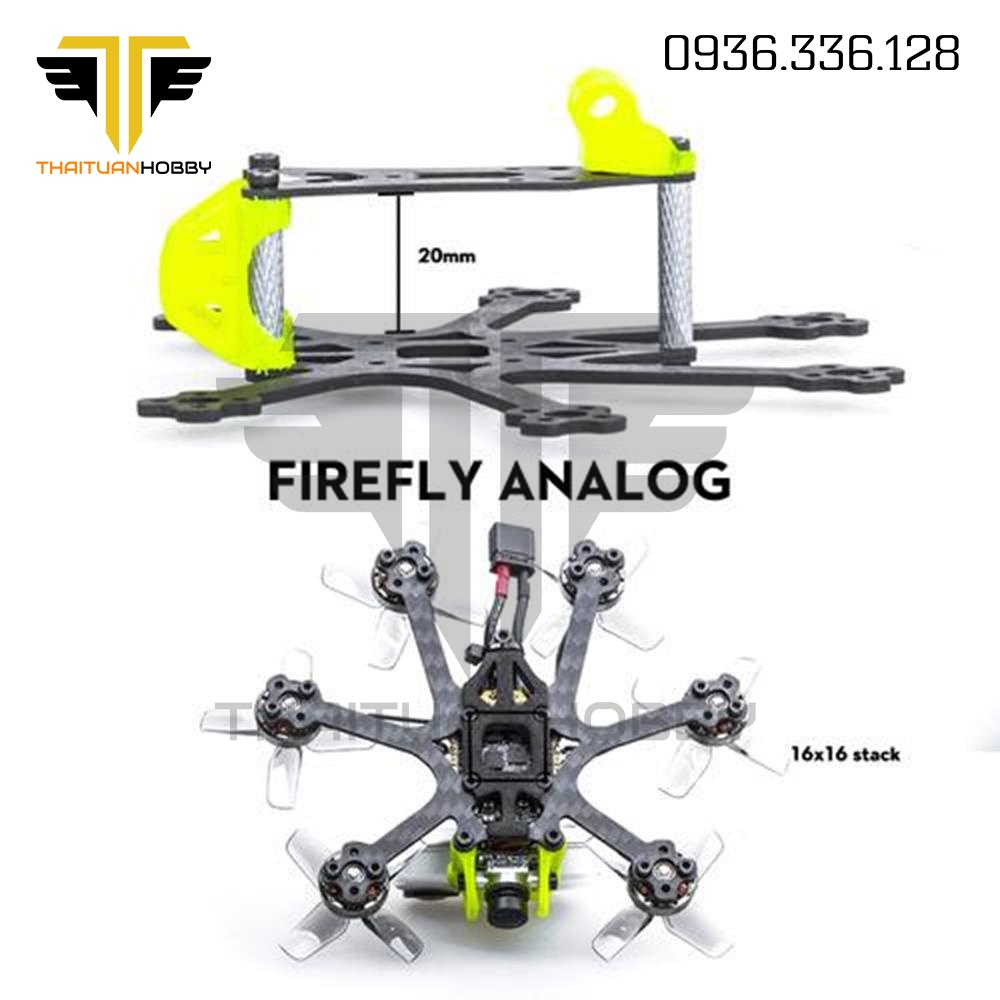 Khung Máy Bay Flywoo Firefly Hex nano