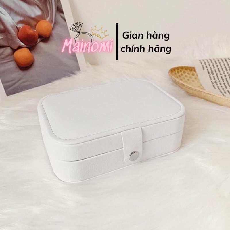 Hộp đựng trang sức mini, nhỏ xinh dành cho các nàng mê trang sức phụ kiện Bảo quản trang sức bền đẹp - NomiShop