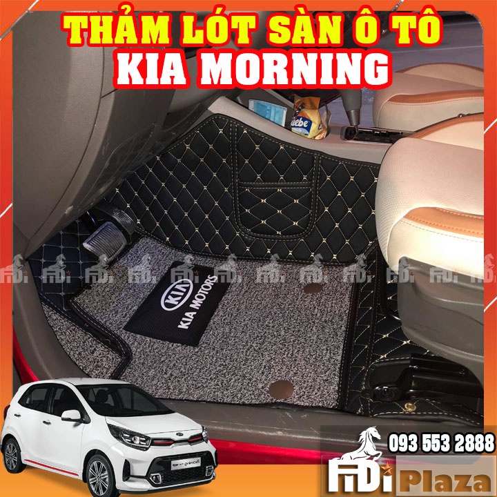 Thảm Lót Sàn 5D 6D Xe Kia Morning - Thảm Trải sàn Ô TÔ Không Mùi - Không Thấm Nước - Dễ Vệ Sinh