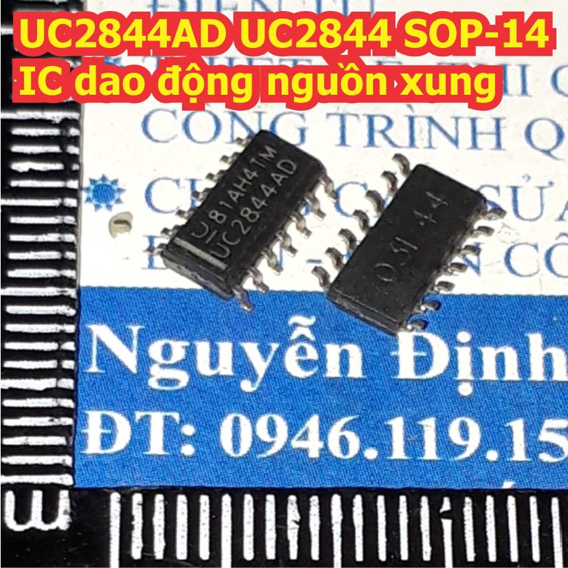 3 con UC2844AD UC2844 SOP-14 IC dao động nguồn xung kde7881