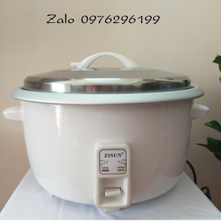 Nồi cơm điện công nghiệp Zisun CF-XB300 - 20L nấu được khoảng 6-7 kg gạo cho khoảng 20 người ăn