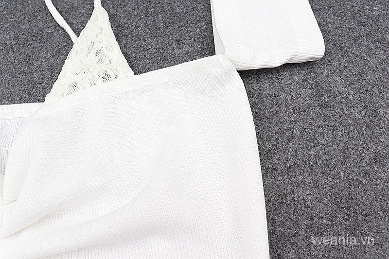 Set Áo Croptop Và Chân Váy Bút Chì Phong Cách Quyến Rũ Dành Cho Nữ | BigBuy360 - bigbuy360.vn