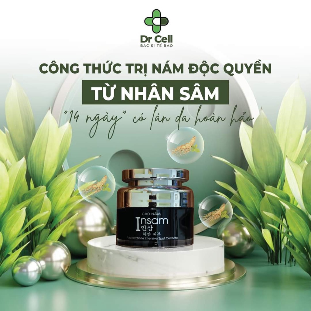 Cao Nám Insam Dr Cell Mờ Thâm   Nám Dưỡng Trắng Da 20g - CL04