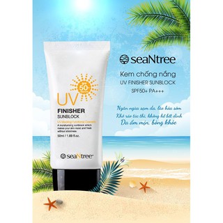 [Hiệu Qủa 100%] Kem chống nắng Seantree Uv Finisher Sunblock Spf50+ Pa+++ 50ml
