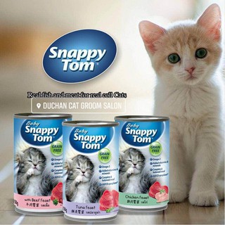 Snappy Tom Baby Lon 150g - Thức Ăn Mềm Cho Mèo Con Tập Ăn, Mèo Già