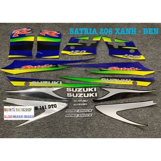 TEM SATRIA 2006 XANH ĐEN - T086