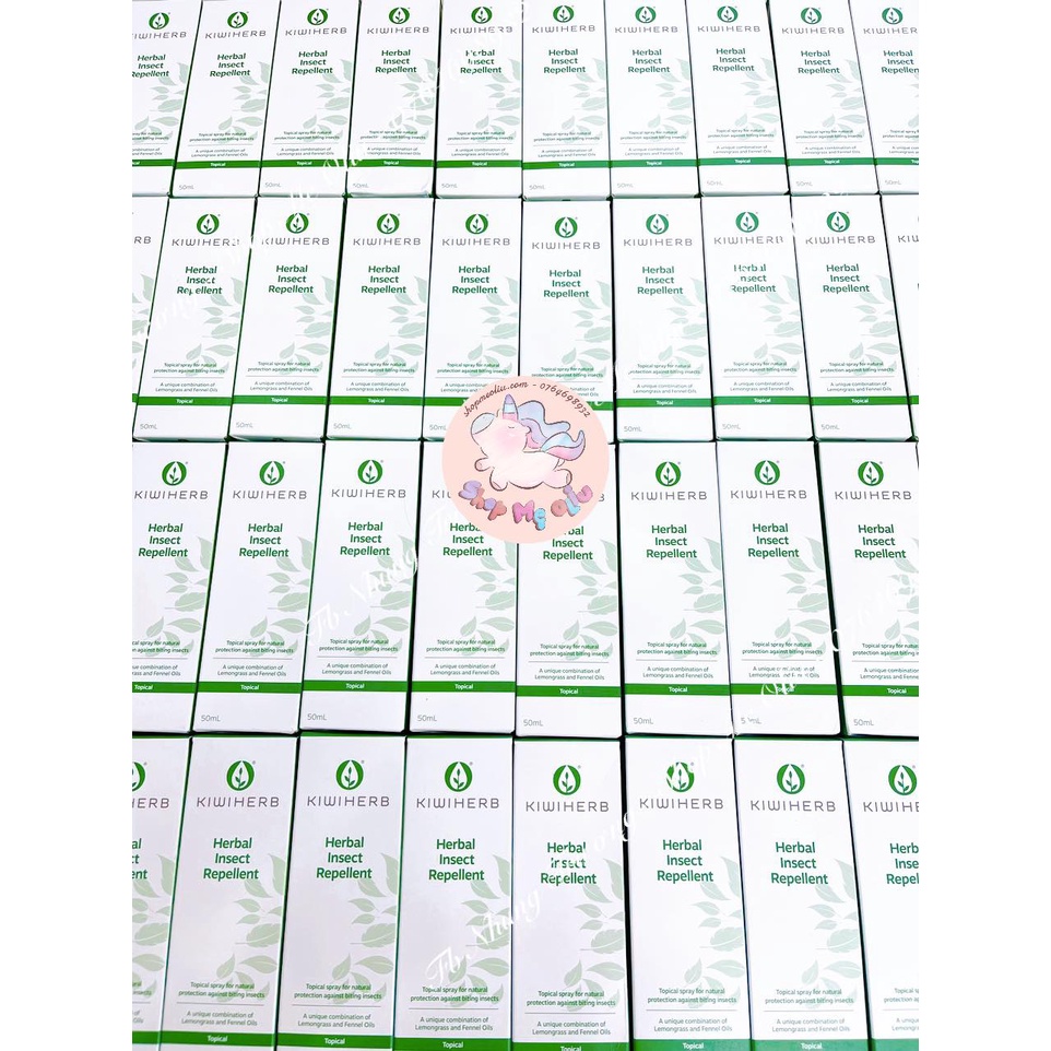 Xịt muỗi,côn trùng Kiwiherb Insect Repellent 50ml date 02/2024