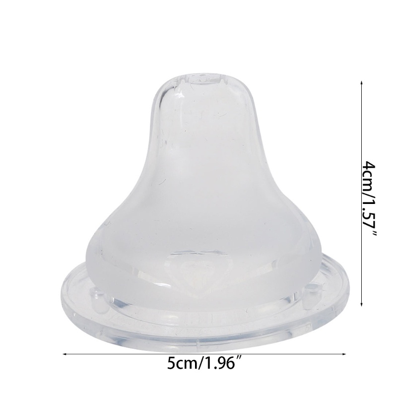 Núm Vú Giả Bằng Silicon Mềm Dẻo Thay Thế An Toàn Cho Bé