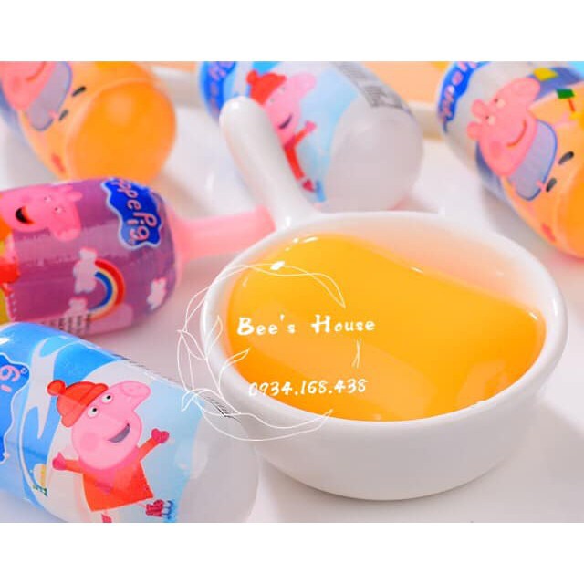 Thạch Rau Câu Trái Cây Peppa Pig / Minion Smallons Fruit Pudding gói 700gr - Hongkong