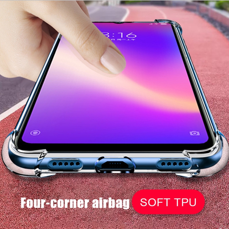 Ốp điện thoại cứng trong suốt chống sốc cho Oneplus 7 Pro 6 6T