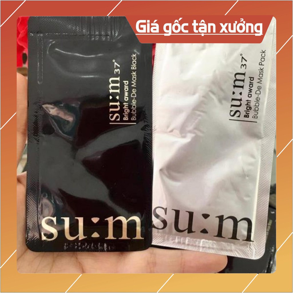 [GIÁ GỐC] Combo 10 Mặt Nạ Sủi Bọt Thải Độc Da🎭️🎭FREESHIP️🎶️🎶Cấp Ẩm Vượt Trội Sum37 Bright Award Bubble-De Mask.