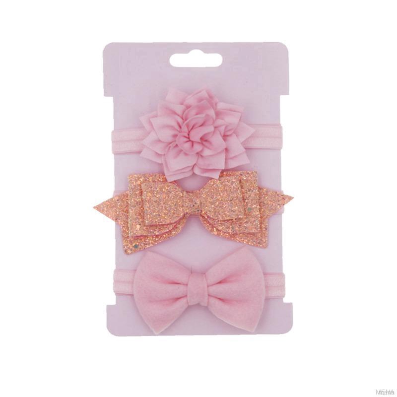 Set 3 băng đô nơ xinh xắn dành cho bé gái