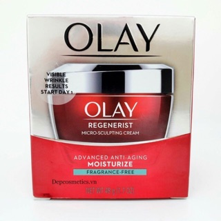 ♥️🌺Kem dưỡng ẩm chống lão hóa Ngày & Đêm OLAY REGENERIST MICRO-SCULPTING CREAM FACE MOISTURIZER 50ml 🌺♥️