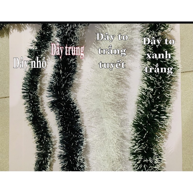 Dây kim tuyến đuôi chồn dây chồn Cây thông Noel, cây Tết LOẠI TO