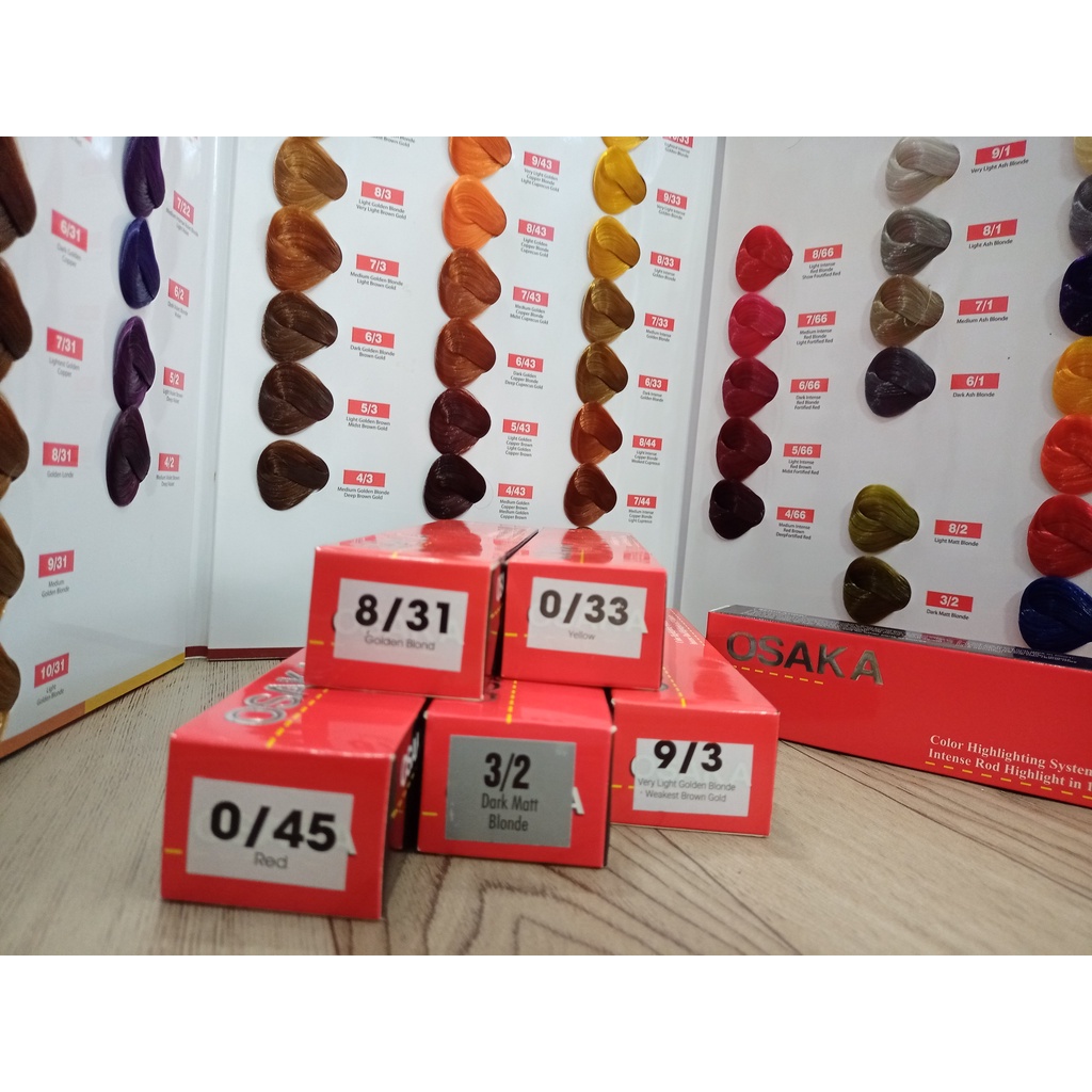 Màu nhuộm tóc Osaka - Không có Oxy