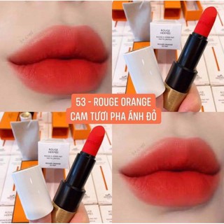 Son Hermes 53 Rouge Orange Cam Đỏ