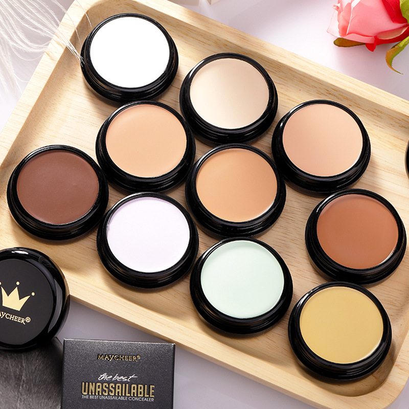 Kem che khuyết điểm xóa mờ quầng thâm/ tàn nhang/ mụn làm sáng da nhiều màu sắc Maycheer