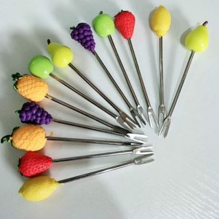 Bộ 12 Xiên hoa quả inox