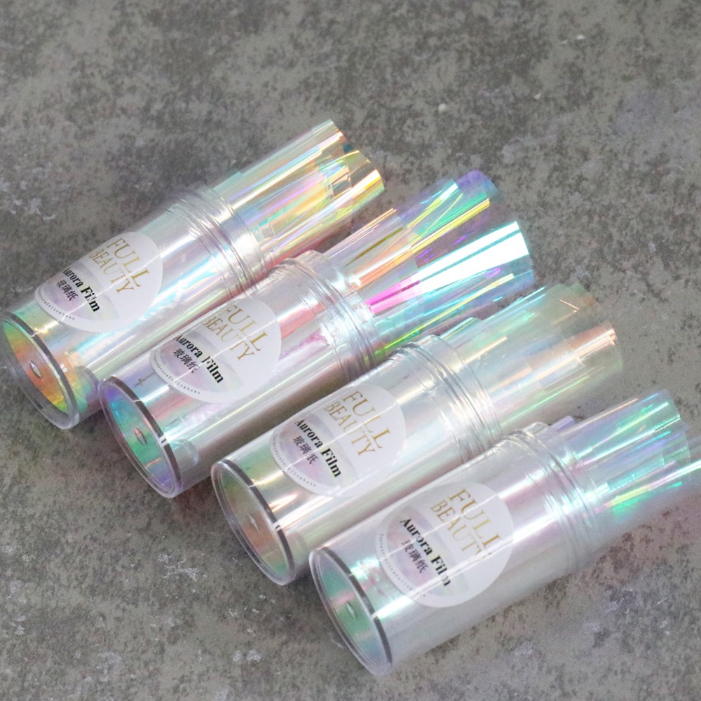 [Hàng mới về] Miếng dán trang trí móng tay ba chiều lấp lánh 8 màu thời trang tùy chọn