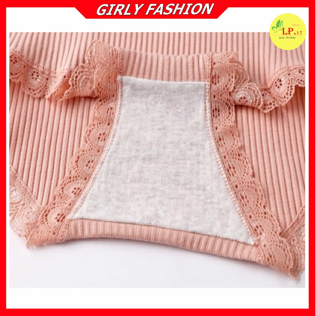 [Mã WAMT2405 giảm 10K đơn 0K] Quần Lót Nữ Cotton tăm tre y tế kháng khuẩn sexy viền ren đính nơ xinh | BigBuy360 - bigbuy360.vn