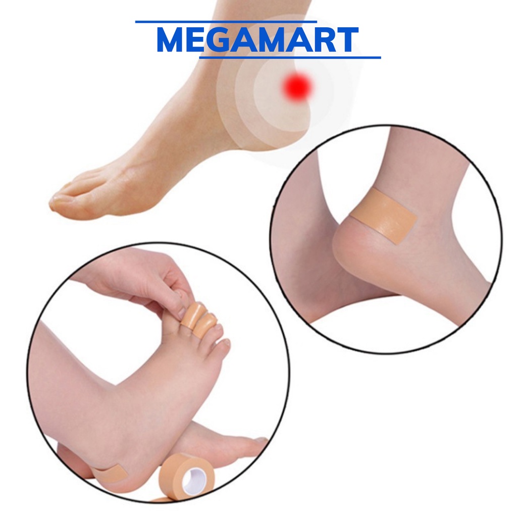 Cuộn băng dán gót chân chống đau chân, chai chân khi mang giày cao gót - MEGAMART