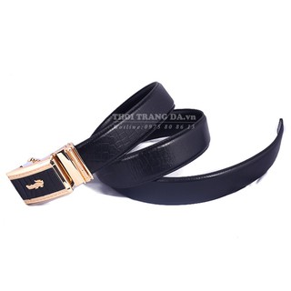 Dây lưng da bò dập vân cá sấu MENLI  DLSP47