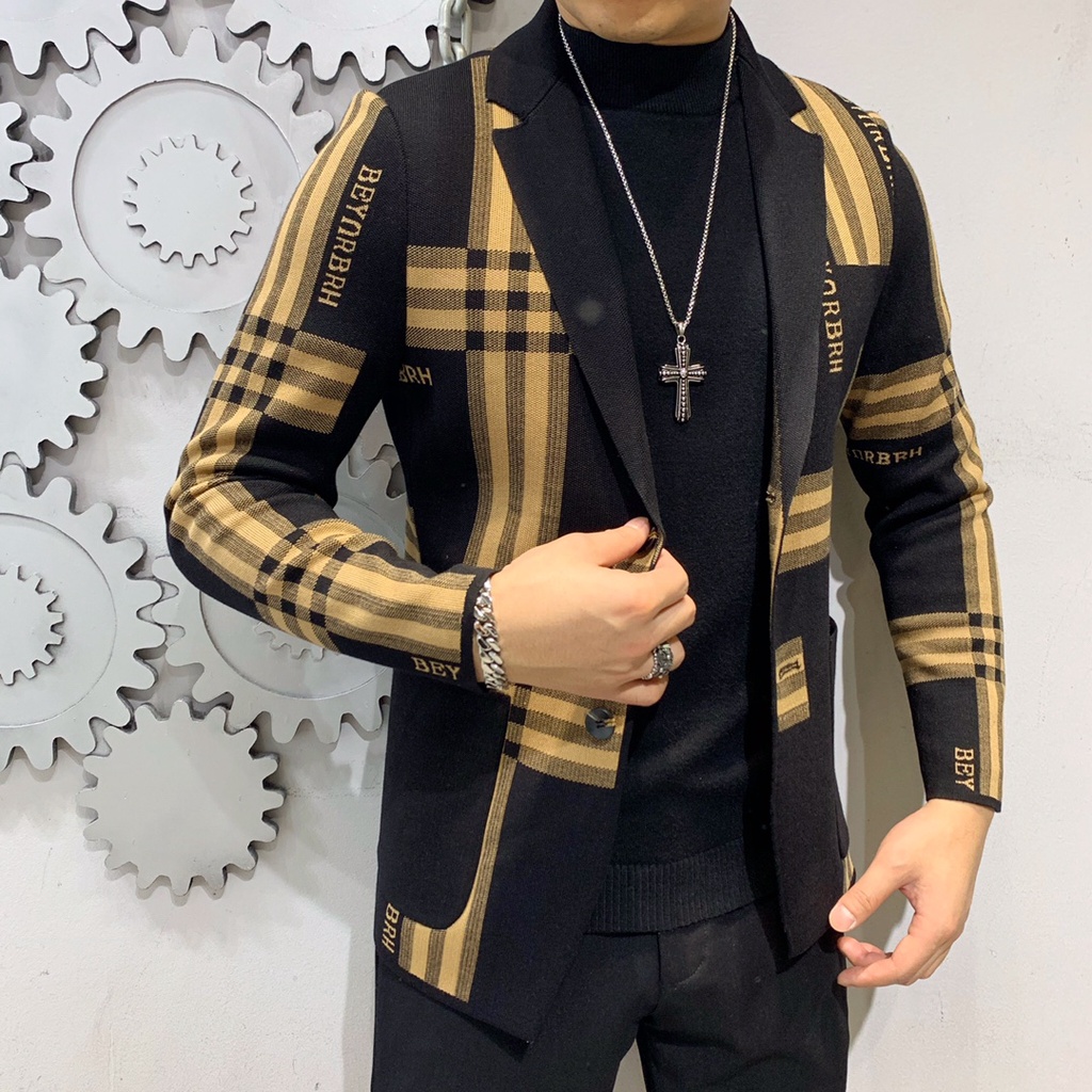 Áo khoác nam thời trang cao cấp Burberry BBR kiểu dáng vest phong cách sang trọng, thời thượng
