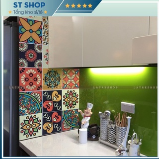 [MUA 5 TẶNG 1] Decal dán bếp, dán tường, dán kính, nhà tắm có khả năng chống nước loại 1- Bohemieng